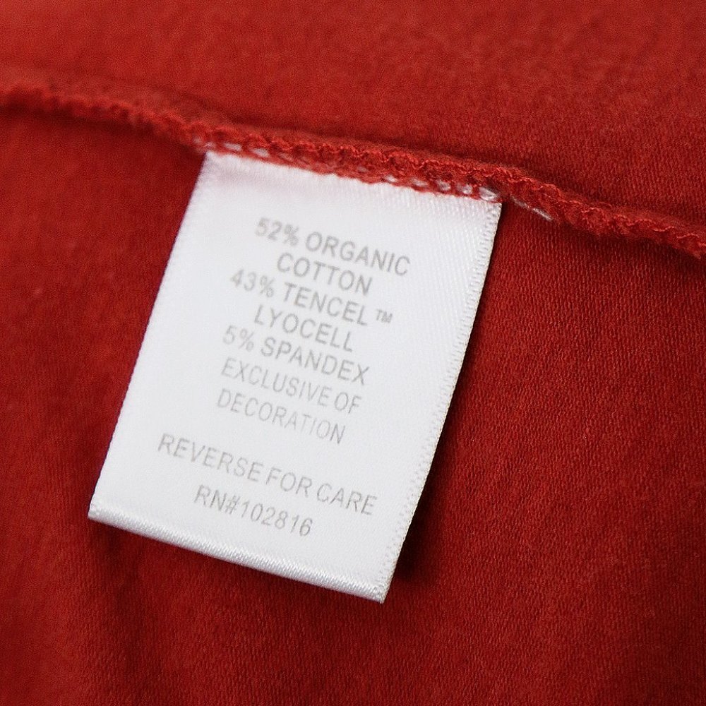 Garnet Hill Organic Cotton Tencel Blend Cross Stitch Embroidered Peasant Top M - Picture 6 of 14